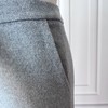 定制—温暖冬日—高级灰绵羊毛九分直筒裤- 显瘦阔腿裤   2104038 商品缩略图4