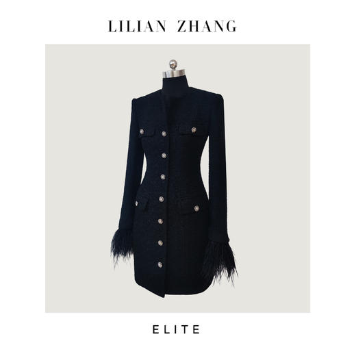 定制—都市力量——时尚轮回——衣橱挚爱小香风连衣裙  2301097 商品图1