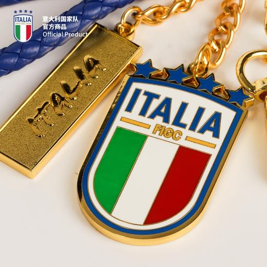 意大利国家队官方商品 | 双面队徽蓝金钥匙链足球徽章球迷 商品图3