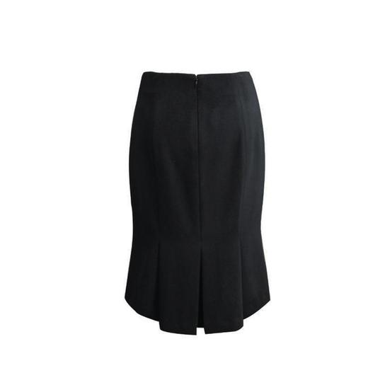 定制-气质时尚-暖冬羊绒-显瘦修身-纯色优雅中裙鱼尾半裙 1903010 商品图1