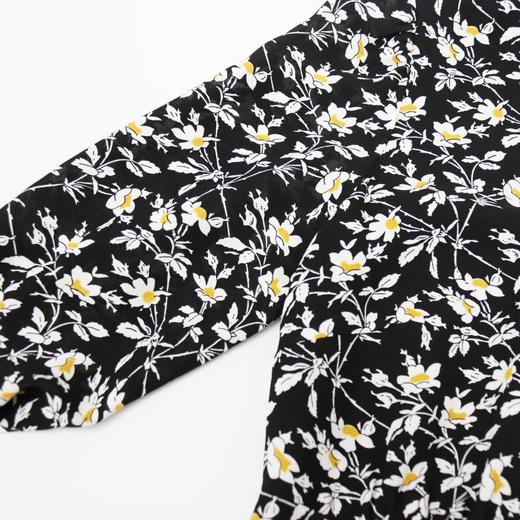 定制—法式V领气质—时尚清新碎花裙-度假风 印花连衣裙  2001039 商品图3