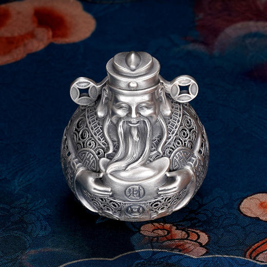 子佩集S999银财神到摆件【HS007】纯银2312 商品图5