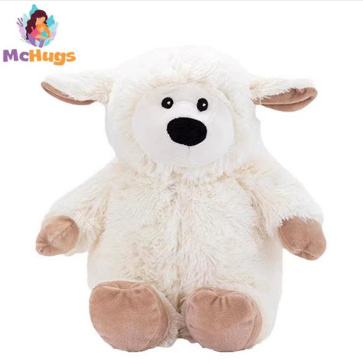 英国McHugs 拥抱青蛙鸭子Harper 熊猫Fair 小绵羊Asa 小动物热偶毛绒玩具可微波炉加热公仔女孩抱枕生日礼物 商品图3