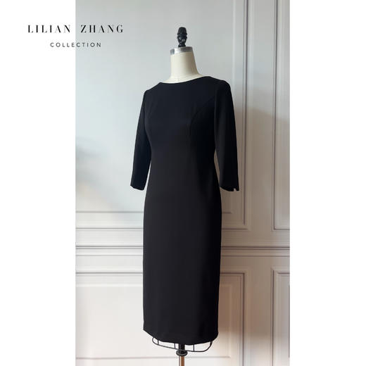LILIAN ZHANG 定制——通勤丽人—回归本真—四季单品小黑裙  2301050 商品图1