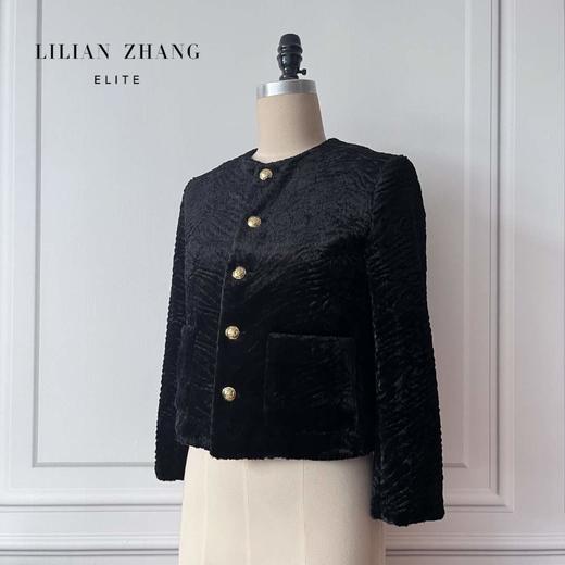 定制—收藏级—法式风、柔情暖冬、奢华极简绒单排短外套 2205015 商品图2