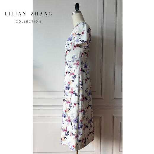 定制—自然艺术—“法式浪漫”—清新欧丁香气质连衣裙 2301066 商品图2