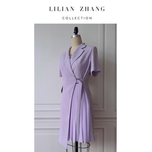 定制—职场漫谈——Lady挚爱——轻职场醋酸西装小众连衣裙夏季2301999 商品图1