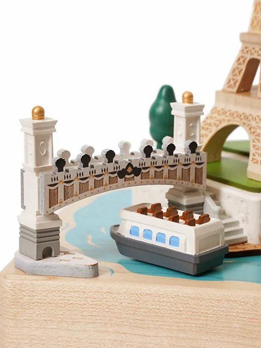 wooderfullife  音乐盒 法国塞纳河 商品图3