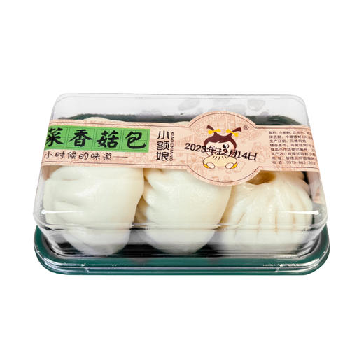 【小额娘】 青菜香菇包/老面馒头/葱香花卷/豆沙包 2盒起售周六不发 商品图0