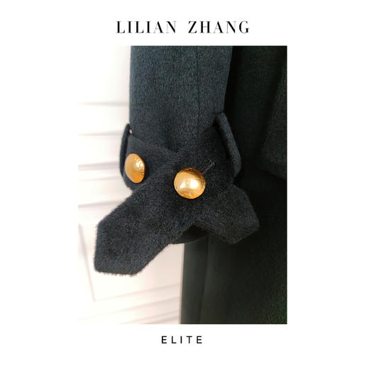 都市力量、热力感穿搭、至简新潮、大翻领英伦风长款大衣2306014 商品图2