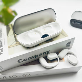 DORUY 不入耳运动耳机 空气传导久戴不痛 健身/跑步/瑜伽/开车/办公防汗户外专用 空间立体加长续航 降噪触控开盖秒链接 LED数显