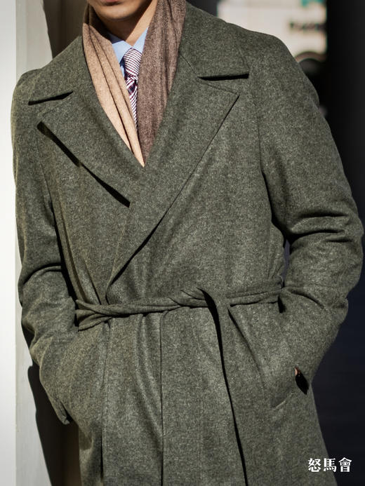 阿拉善白绒纯山羊绒水波纹围巾「渐变色9款」 商品图3