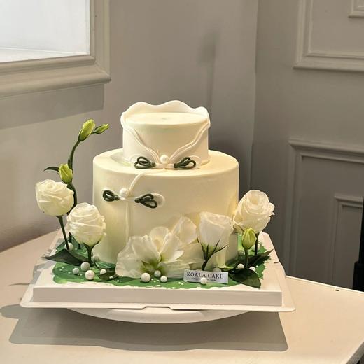 黑巢-洁白旗袍蛋糕 商品图0