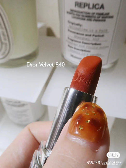 Dior磨砂黑管口红-840色号 商品图5