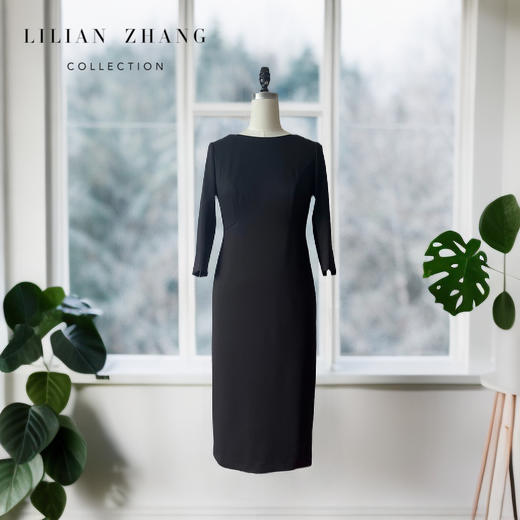 LILIAN ZHANG 定制——通勤丽人—回归本真—四季单品小黑裙  2301050 商品图0