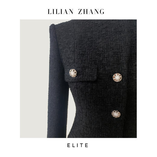 定制—都市力量——时尚轮回——衣橱挚爱小香风连衣裙  2301097 商品图4