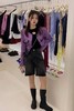 ANSUABEL 紫色酷感撞色小香风粗花呢外套 17123 商品缩略图5