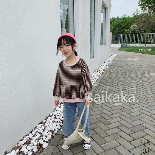 KZ331开洞毛脚牛仔裤   100-140 商品图4