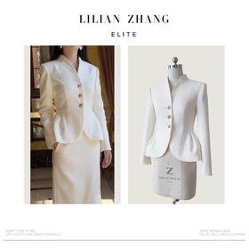 ELITE定制——新中式——“ 繁花盛绽 ”——遇见挚爱气质外套 2305024