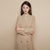IWY/卡其色正装女高级感商务职业西装裙教师录课主持人卡其连衣裙Q1004 商品缩略图2