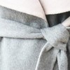 法式复古——慵懒感贵妇大翻领双面咩咩绒撞色女士冬季大衣 2006005 商品缩略图2