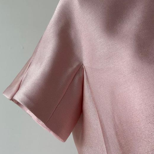 定制—轻礼服——老钱风、法式圆领A摆修身连衣裙气质夏季2301059 商品图2