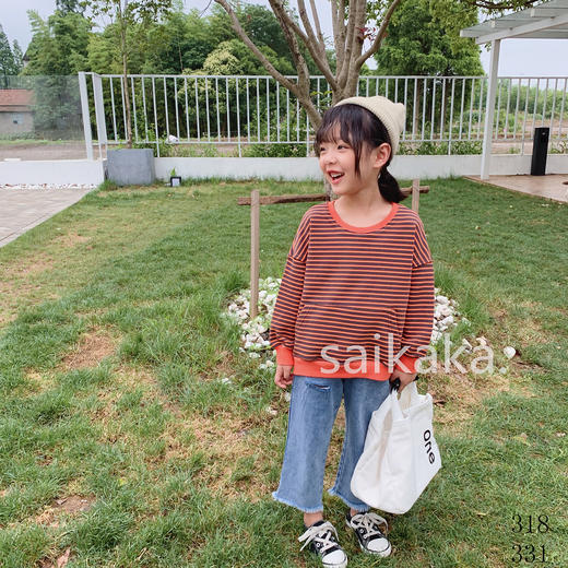 KZ331开洞毛脚牛仔裤   100-140 商品图6