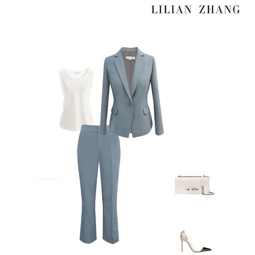 压线显瘦微喇裤春夏百搭气质修身时尚通勤休闲女士喇叭裤 2004022 商品图2