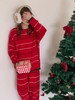 老米优品🎅🦌《氛围感圣诞麋鹿雪花❄新年圣诞半边绒保暖睡衣》绵绵热能衣，上衣+裤子，温暖软糯体验。TZ231212A 商品缩略图5