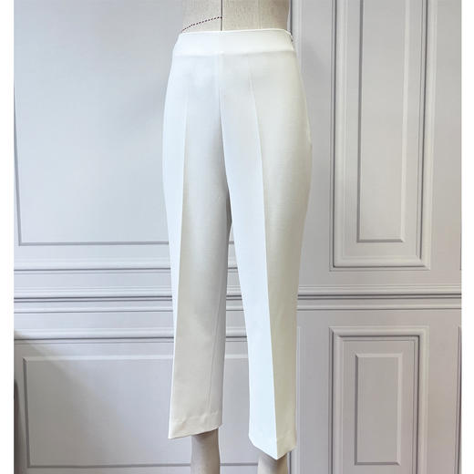 冬日黎明、New Look显瘦气质时尚通勤 极简休闲九分筒裤 2204024 商品图3