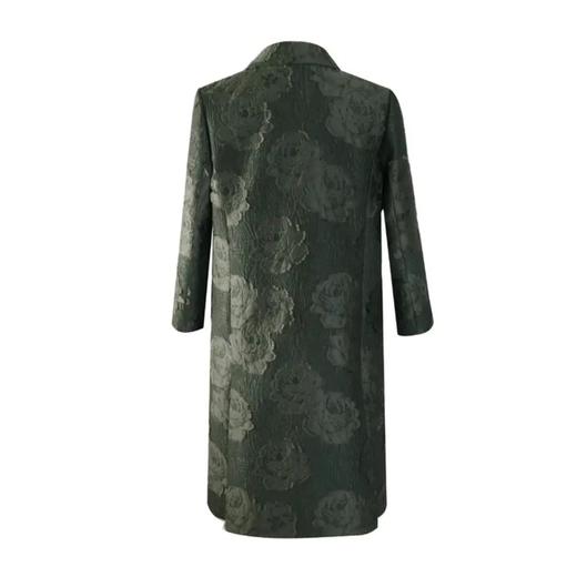 定制—“暗香袭人”提花平驳领风衣 - 时尚通勤奢华外套  1907004 商品图1