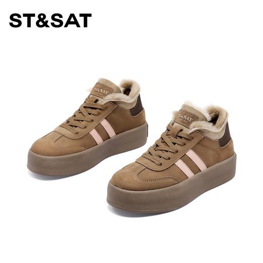 星期六加绒保暖复古休闲板鞋SS34112I39 商品图5