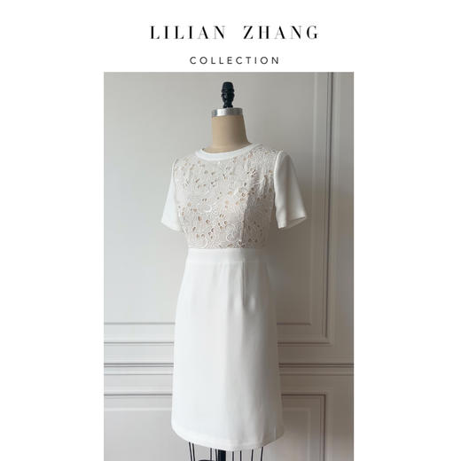 定制—Gentlewomen—多元风貌—Lace拼接修身连衣裙 2301995 商品图0