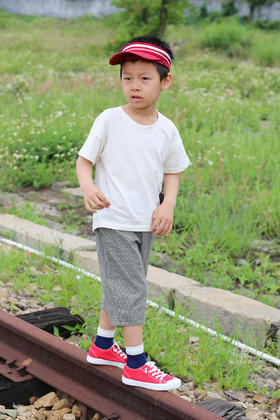 KZLM19087 男女童通用条纹裤子80-120