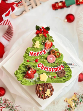 绿色圣诞树（七个纸杯一组）