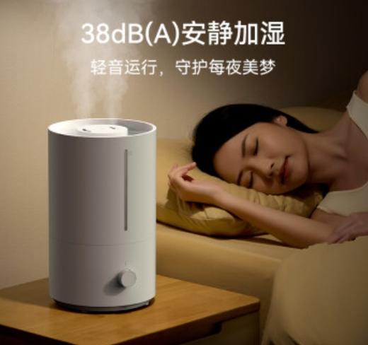 米家 小米加湿器2 卧室家用办公室桌面 迷你低噪空气加湿 银离子材料 上加水 4L大容量 商品图7