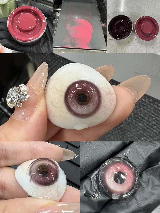 【大直径】NICEKON-樱花粉-14.5mm【年抛 0-1000度 含有525/575】着色直径13.8mm 商品图1