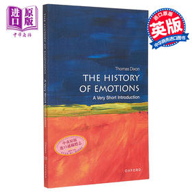 预售 【中商原版】牛津通识读本 情绪的历史 The History of Emotions: A Very Short Introduction 英文原版 Thomas Dixon 情感状态