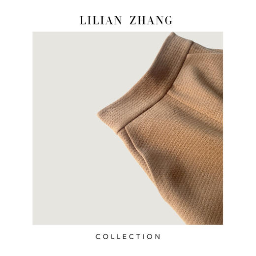 2304106-定制——都市力量——至简新潮——秋冬中高腰ins毛呢短裤宽松 商品图2