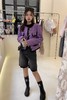 ANSUABEL 紫色酷感撞色小香风粗花呢外套 17123 商品缩略图6