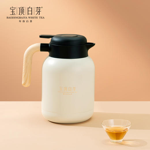 宝顶白芽白茶智能闷泡壶316不锈钢1.5L大容量独立茶仓 商品图0