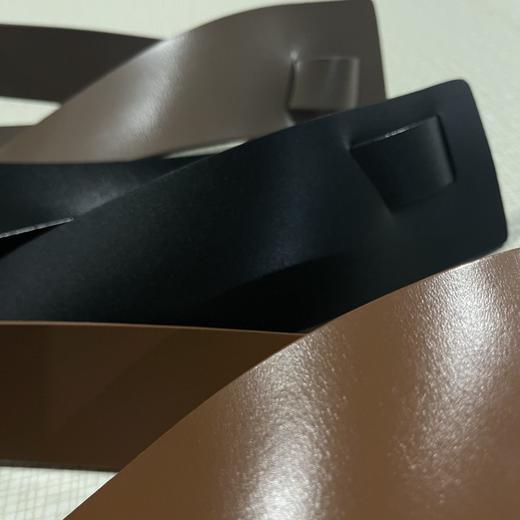 宽腰封可调节束腰皮带高档百搭复古时尚黑色真皮女士双面 1913001 商品图3