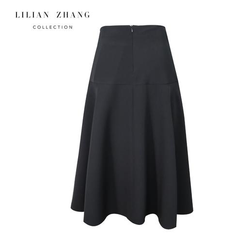 定制—优雅百搭风高腰中长款舒适百搭白色伞型气质半身裙2103304 商品图1