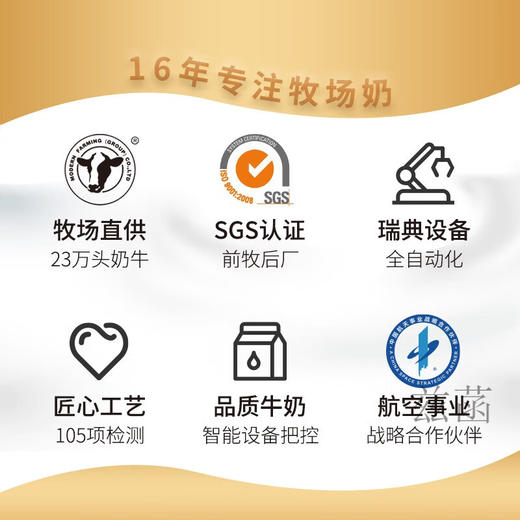 蒙牛现代牧业 三只小牛 金奖全脂精装纯牛奶  250ml*12  生产日期24年1月2日 商品图4