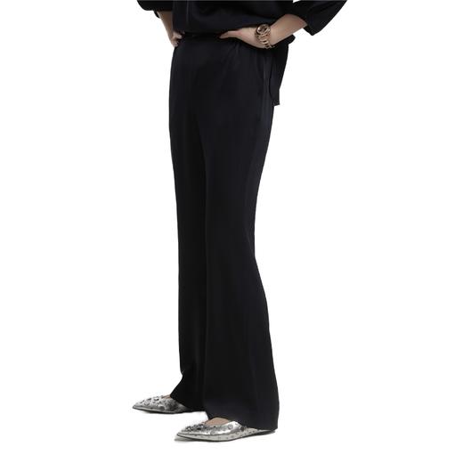 定制—衣橱挚爱—春夏休闲-力荐 松紧中高腰筒长裤   2304001 商品图0