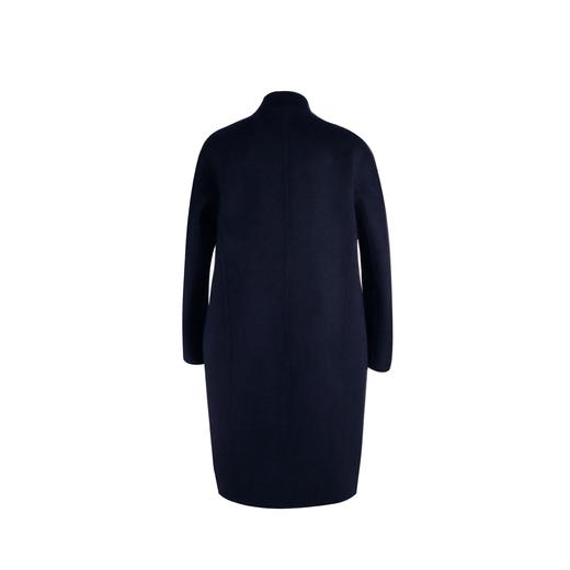 双面绒茧型连袖大衣 - 通勤保暖休闲时尚经典中长款外套  2006001 商品图1