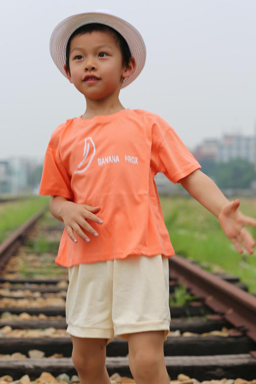 SYLM251男女童通用香蕉T恤80-120 商品图2