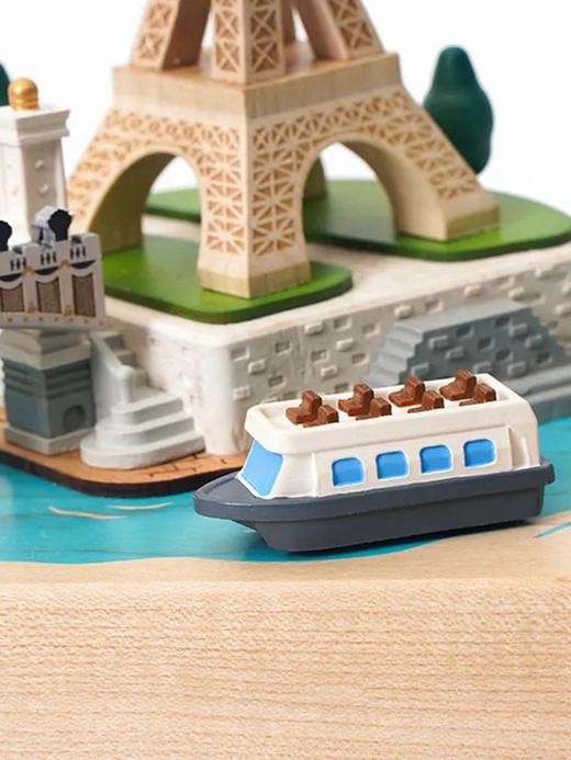 wooderfullife  音乐盒 法国塞纳河 商品图5