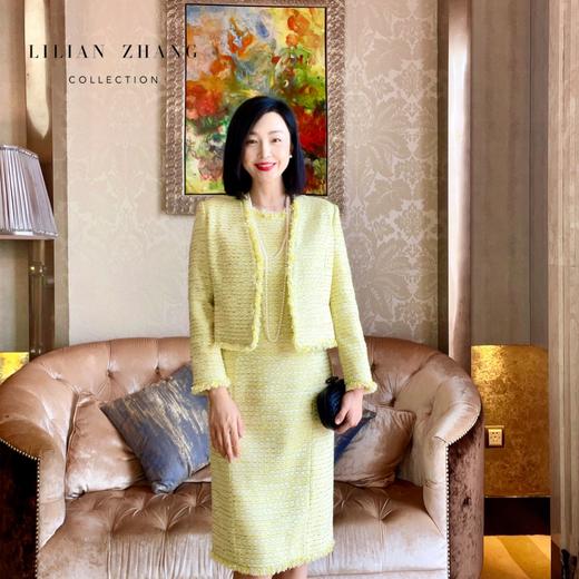 定制—法式风情—V领流苏边修身显瘦时尚优雅小香风外套  2105040 商品图0