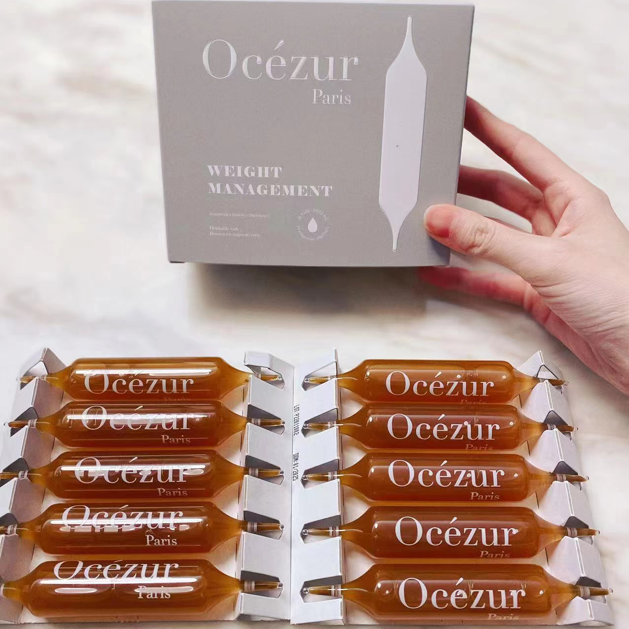 法国ocezur马黛茶 美式口感 清爽解腻 15ml*10支/盒